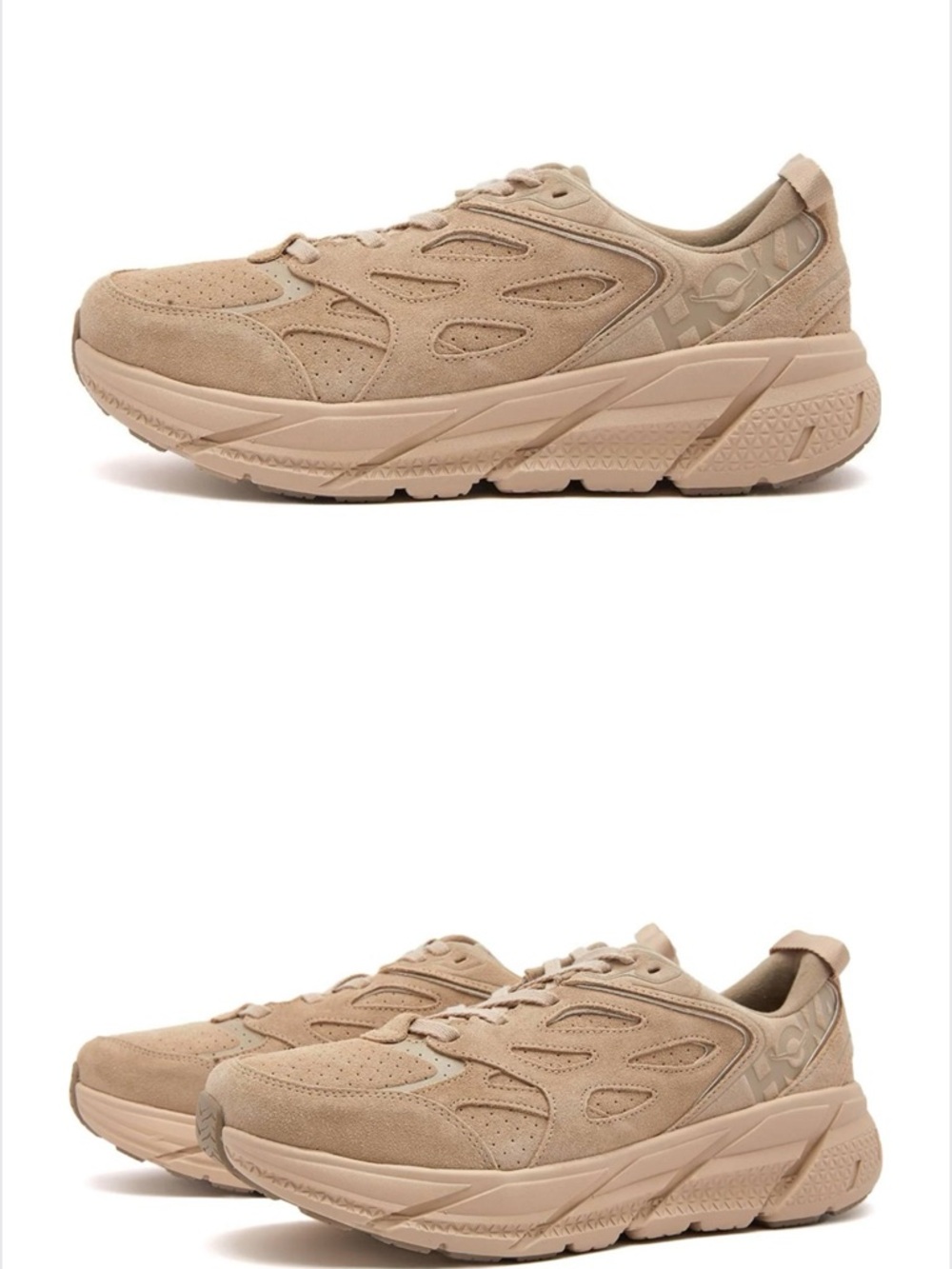 Hoka One One Women's Athletic Sneakers in Tan 7.5